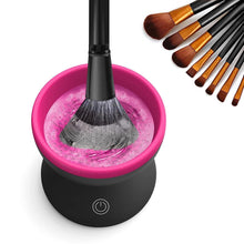 Load image into Gallery viewer, Electric Makeup Brush Cleaner Machine, Portable Automatic USB Cosmetic Brushes Cleaner
