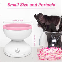 Load image into Gallery viewer, Electric Makeup Brush Cleaner Machine, Portable Automatic USB Cosmetic Brushes Cleaner
