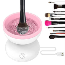 Load image into Gallery viewer, Electric Makeup Brush Cleaner Machine, Portable Automatic USB Cosmetic Brushes Cleaner
