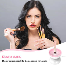 Load image into Gallery viewer, Electric Makeup Brush Cleaner Machine, Portable Automatic USB Cosmetic Brushes Cleaner
