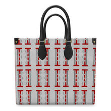 Load image into Gallery viewer, Red Leather Shopper Bag
