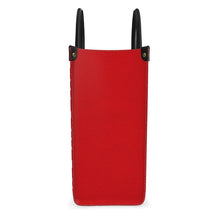 Load image into Gallery viewer, Red Leather Shopper Bag
