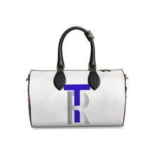 Load image into Gallery viewer, Royal Blue Leather Duffle Bag
