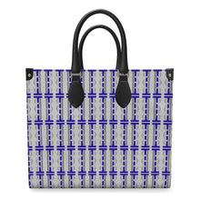 Load image into Gallery viewer, Royal Blue Leather Shopper Bag
