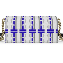 Load image into Gallery viewer, Kenway Royal Blue Leather Evening Bag
