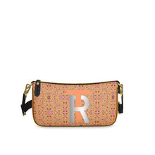 Load image into Gallery viewer, Orange Leather Baguette Bag
