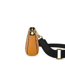 Load image into Gallery viewer, Orange Leather Baguette Bag
