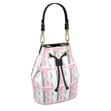 Load image into Gallery viewer, Pink Leather Bucket or Drawstring Bag
