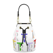 Load image into Gallery viewer, Multi Colored Leather Bucket or Drawstring Bag
