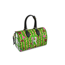 Load image into Gallery viewer, Green Leather Duffle Bag
