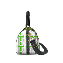 Load image into Gallery viewer, Green Leather Duffle Bag
