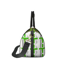 Load image into Gallery viewer, Green Leather Duffle Bag
