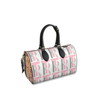 Load image into Gallery viewer, Pink Leather Duffle Bag
