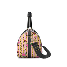 Load image into Gallery viewer, Pink Leather Duffle Bag
