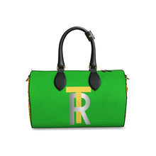 Load image into Gallery viewer, Yellow Leather Duffle Bag
