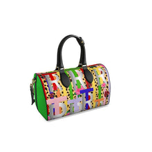 Load image into Gallery viewer, Multi Colored Leather Duffle Bag
