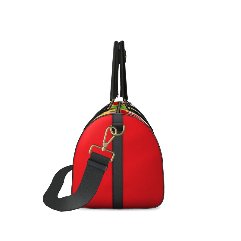 The Tippy-Multi Colored Leather Duffle Bag – Tippy Red & Co.