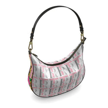 Load image into Gallery viewer, Pink Leather Curve Hobo Bag
