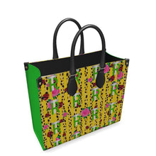 Load image into Gallery viewer, Green Leather Shopper Bag
