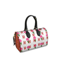 Load image into Gallery viewer, Red Cluster Leather Duffle Bag
