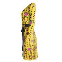 Load image into Gallery viewer, Yellow Wrap Dress
