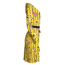 Load image into Gallery viewer, Yellow Wrap Dress
