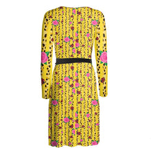 Load image into Gallery viewer, Yellow Wrap Dress
