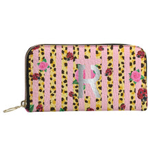 Load image into Gallery viewer, Pink Leather Zip Wallet
