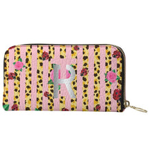 Load image into Gallery viewer, Pink Leather Zip Wallet
