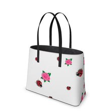 Load image into Gallery viewer, Pink Rose and Ladybug Tote
