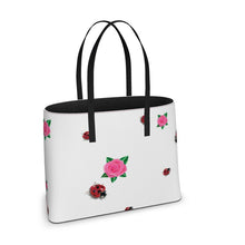 Load image into Gallery viewer, Pink Rose and Ladybug Tote
