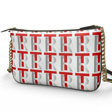 Load image into Gallery viewer, Red Leather Pochette Zip Bag
