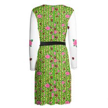 Load image into Gallery viewer, Green Wrap Dress
