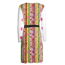 Load image into Gallery viewer, Multicolored Wrap Dress
