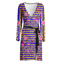 Load image into Gallery viewer, Royal Blue Wrap Dress
