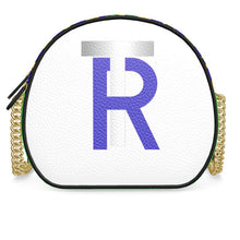 Load image into Gallery viewer, Royal Blue Round Box Bag
