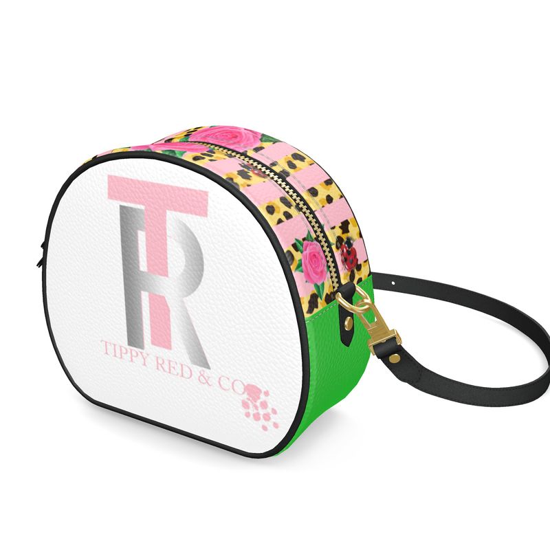 Pink Round Box Bag