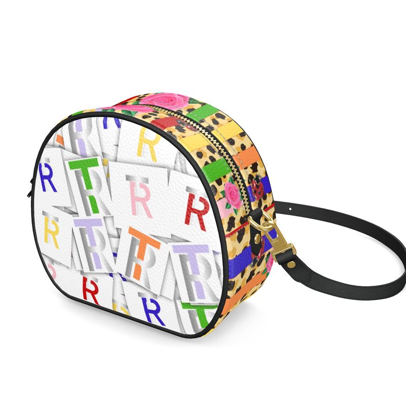 Multicolored Round Box Bag