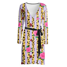 Load image into Gallery viewer, Lavender Wrap Dress
