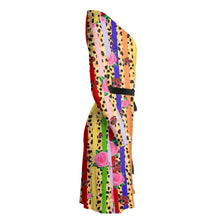 Load image into Gallery viewer, Multicolored Wrap Dress
