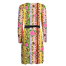 Load image into Gallery viewer, Multicolored Wrap Dress
