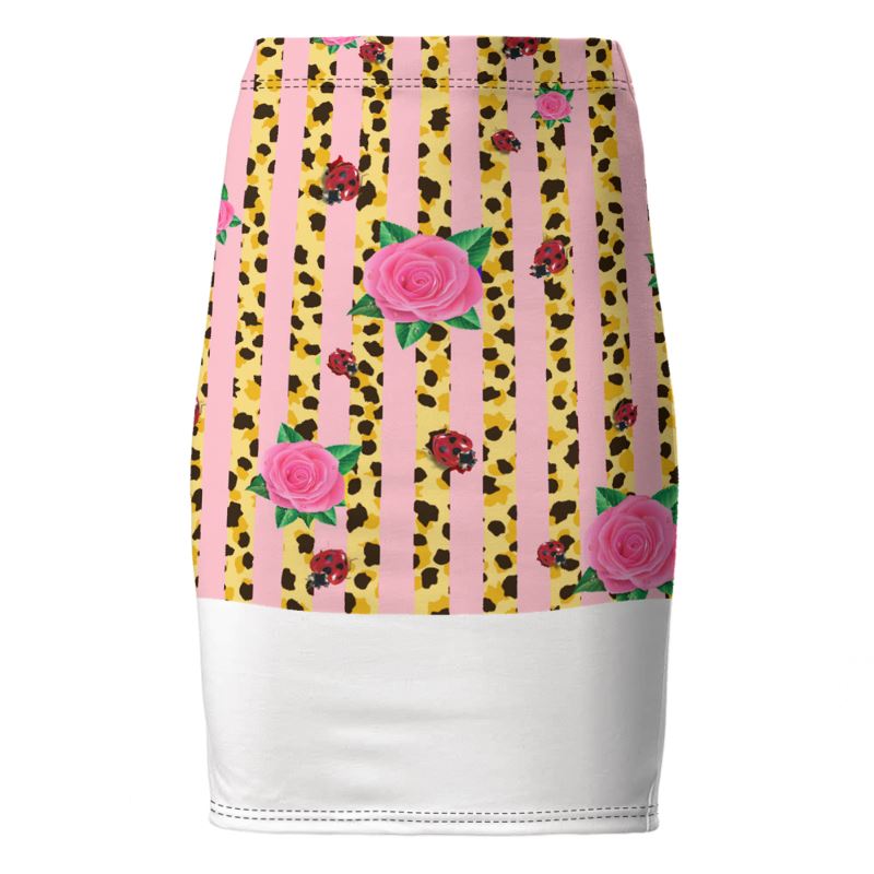 Pink Pencil Skirt