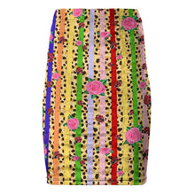 Load image into Gallery viewer, Multicolored Pencil Skirt
