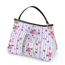 Load image into Gallery viewer, The Daisha Lavender Talbot Slouch Bag
