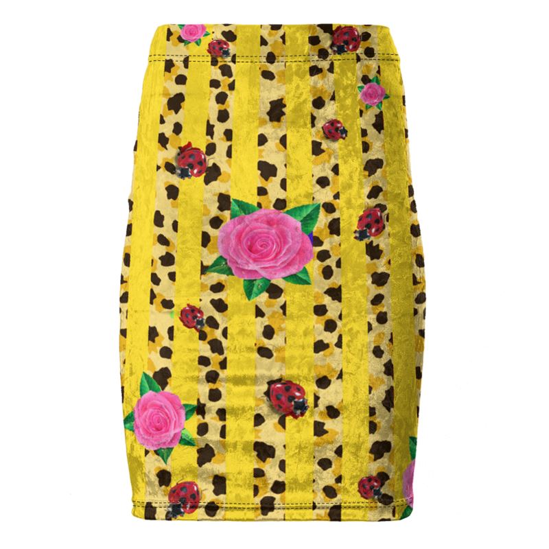 Yellow Pencil Skirt