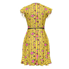 Load image into Gallery viewer, Yellow Tea Dress
