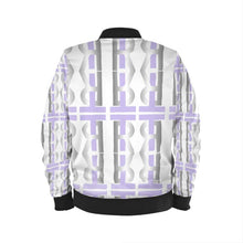 Load image into Gallery viewer, Lavender Logo Bomber Jacket
