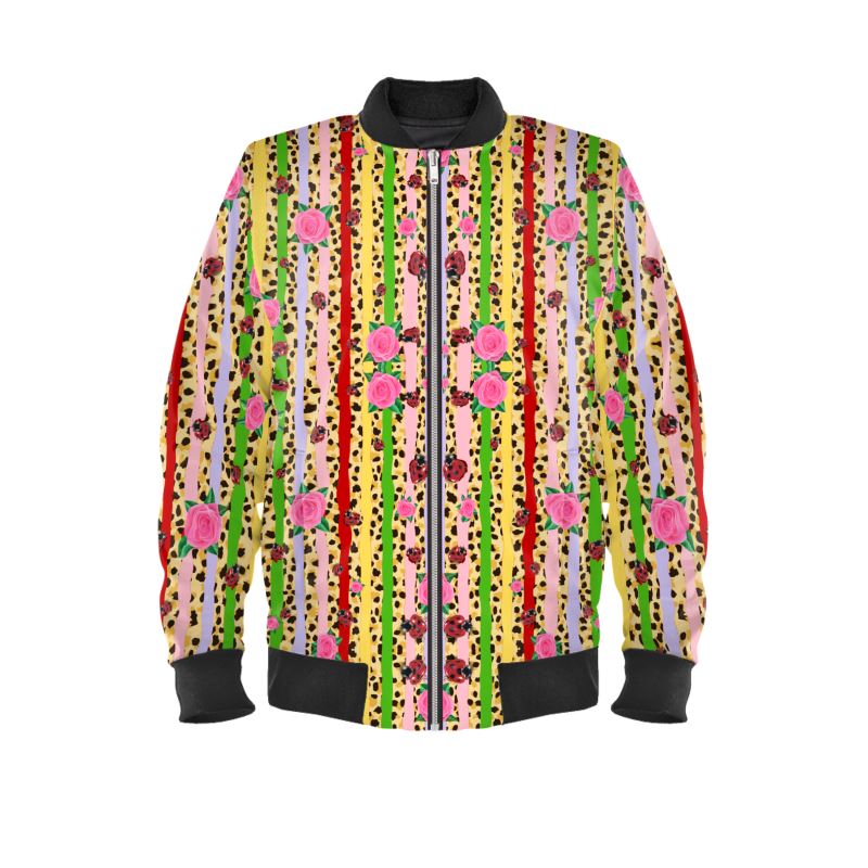 Multicolored Bomber Jacket