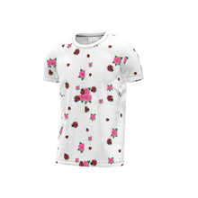 Load image into Gallery viewer, Pink Rose and Ladybug T-Shirt
