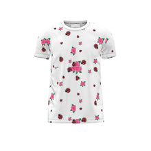 Load image into Gallery viewer, Pink Rose and Ladybug T-Shirt
